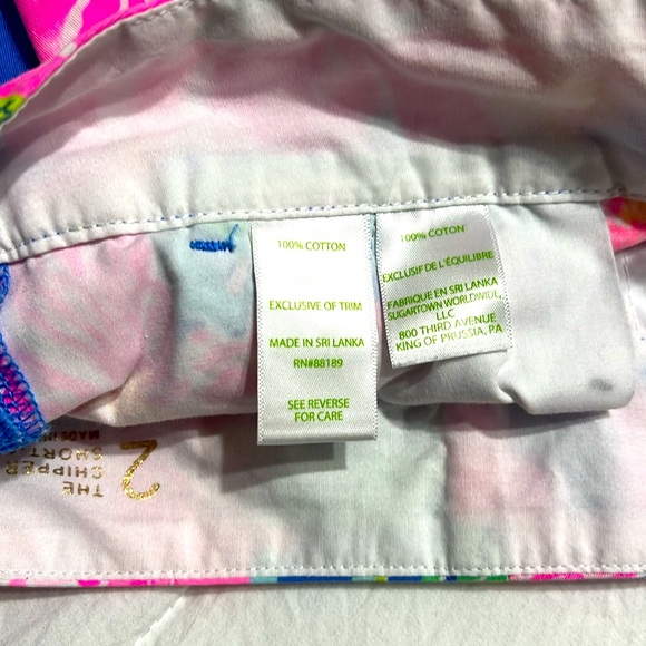 Lilly Pulitzer Chipper Floral Shorts 10" Inseam Size 2 - Picture 5 of 7